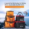 ⁦11/19/23/28/35L Collapsible Folding Thicken EVA Live Fish Box Tank Bucket Camping Outdoor Fishing Tackle Equipment⁩ - الصورة ⁦2⁩