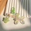 ⁦Colorful Laser Night Light Punk Jelly Balloon Dog Keychains for Women Bag Pendant Jewelry Trinket Girl's Car Ring Chain Gifts⁩ - الصورة ⁦5⁩