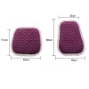 ⁦Winter Warm Lace Car Seat Cover Velvet Plush Seat Cushion Pad Auto Chair Car Seat Backrest Protector Mat For Lady Girl Women⁩ - الصورة ⁦6⁩