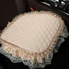 ⁦Cute Flax Car Seat Cover Lace Front Cushion Pad Auto Chair Car Seat Protector For Lady Girl Women 7 Colors Non-slip silicone⁩ - الصورة ⁦2⁩