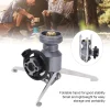 ⁦Portable Gas Adapter Tripod: Butane Canister Connector for Collapsible Stove, Lamp Tank Stand - Ideal Camping Accessory⁩ - الصورة ⁦3⁩