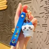 ⁦Mimiso anime figures Chiikawa Keychain Cute Usagi Hachiware Keyring pendant Bag Car Key Accessories Girl's Birthday Gifts⁩ - الصورة ⁦3⁩