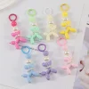 ⁦Balloon Puppy Keychains for Women Pendant Jewelry Trinket Colorful Cartoon Puppy Girl's Car Key Chain⁩ - الصورة ⁦3⁩