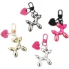 ⁦keychain balloons Dog Keychains for Women Bag Pendant Jewelry Trinket Girl's Car Key Ring Key Chain⁩ - الصورة ⁦2⁩