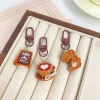 ⁦Cute Coffee Shop Accessories Key Chain Sweet Girls Bag Pendant Trinket INS Girl's Car Key Chain⁩ - الصورة ⁦5⁩