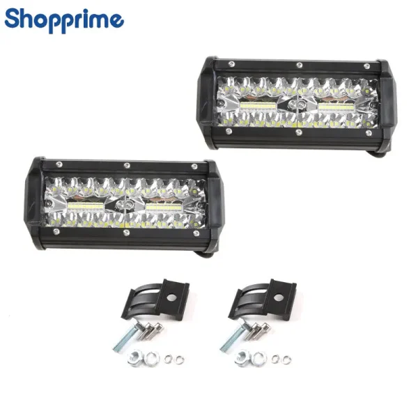 12V 24V LED Bar Spot Flood Combo 4 7 Inch LED Work Light Bar for Off Road Truck 4x4 Atv Boat Car Barra LED Headlamp