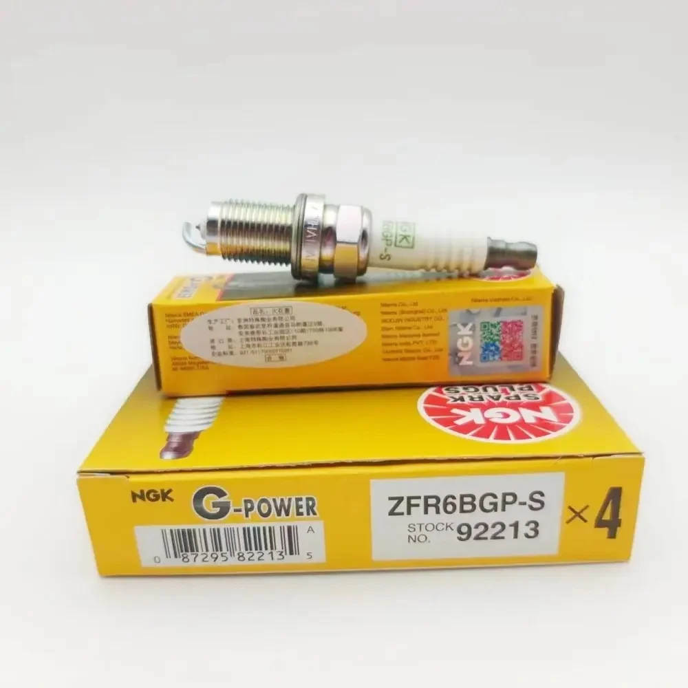4 قطعة الأصلي NGK ZFR6BGP-S 92213 البلاتين اعة لهوندا أكورد CR-V تيار 2.0L صالح مدينة سيفيك 1.5L1.8L MDX رل 3.7 لتر