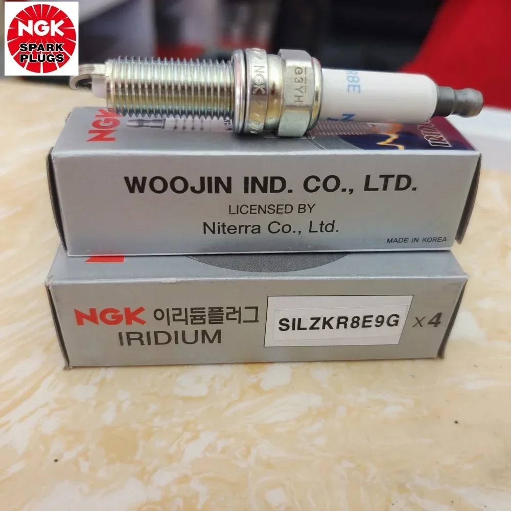 شمعة ليزر أصلية NGK SILZKR8E9G لسيارة Hyundai Sorento L Grand SantaFe Custo Sonata الجديدة SantaFe Kia Sportage K5 KX7 2.0T