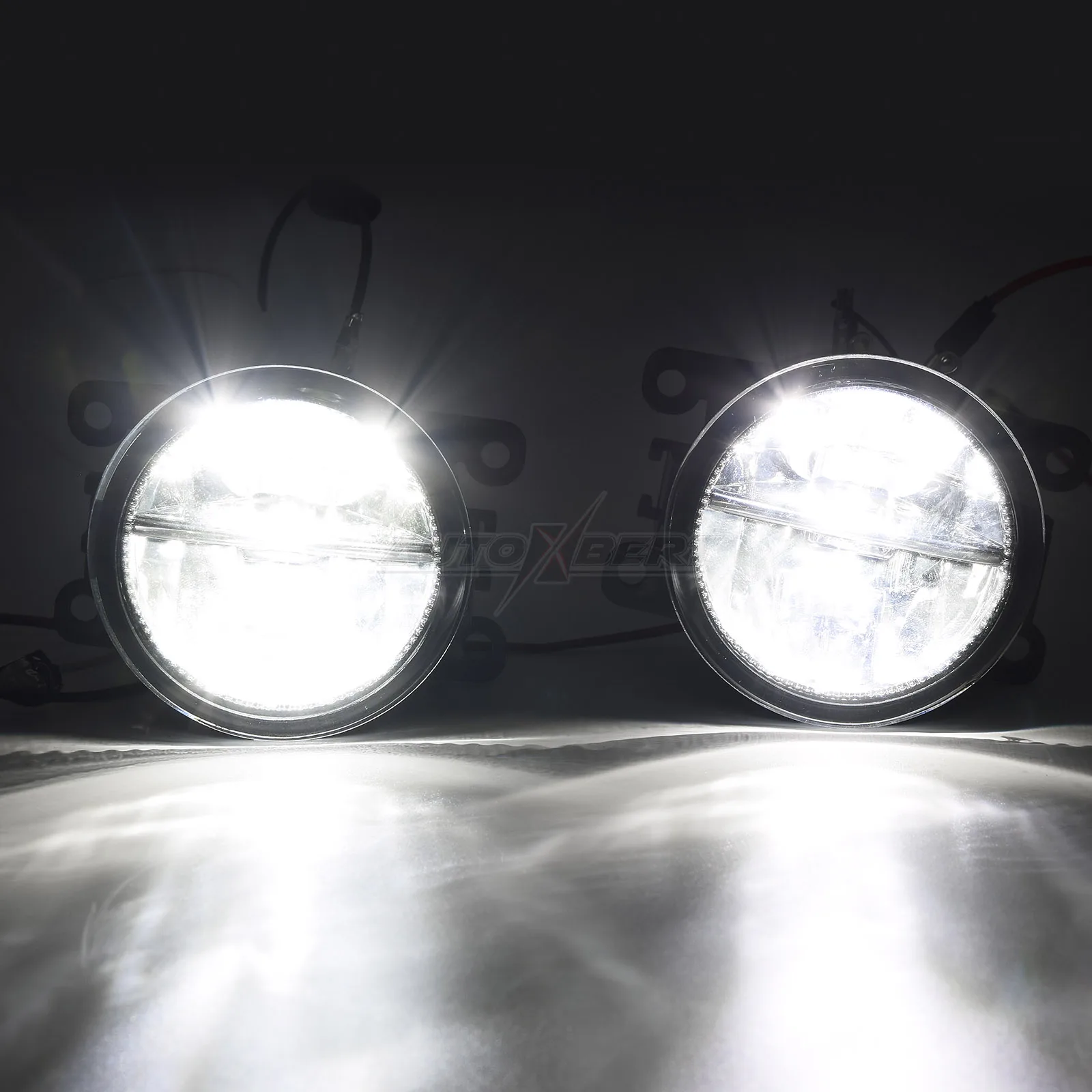2 قطعة مصباح الضباب الأبيض 12 فولت LED العلوي لسوزوكي جراند فيتارا سويفت 2009-2013 جيمي 2018-2020 SX4 GY Hatchback 2006-2014