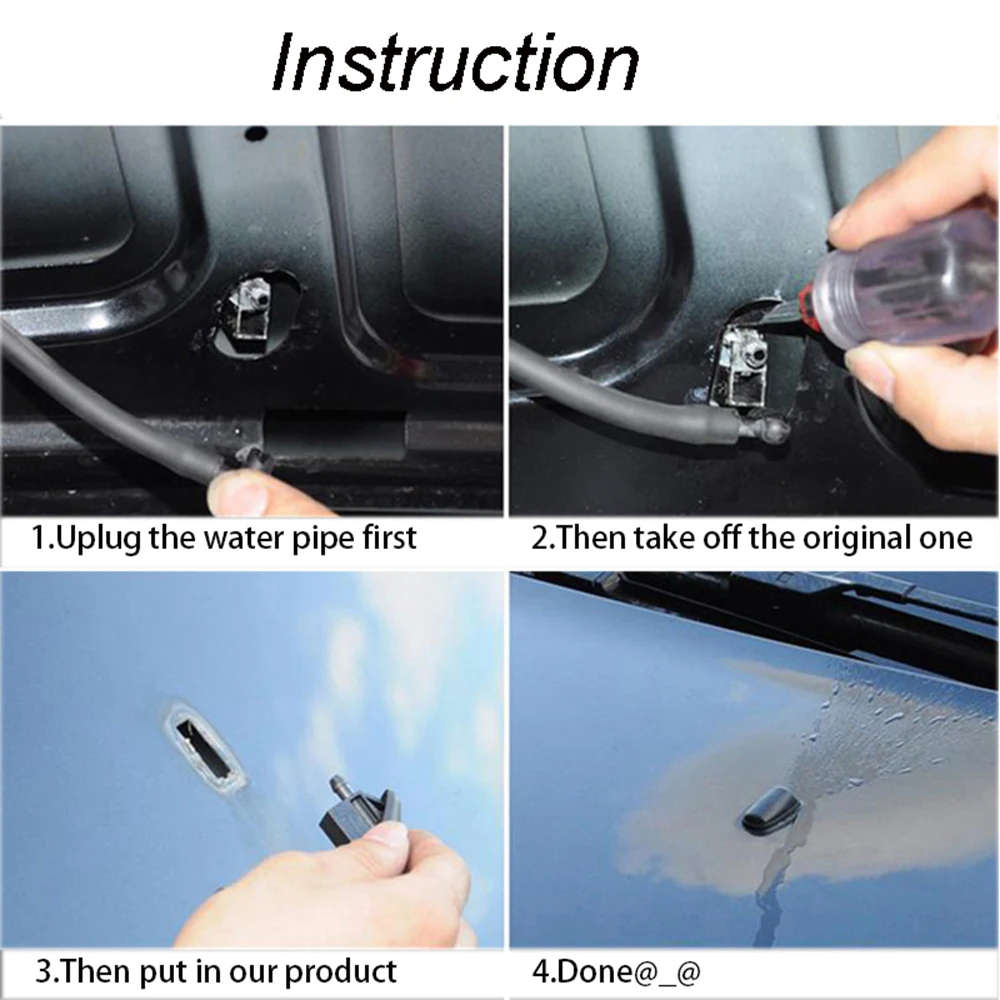 الجبهة الزجاج الأمامي الزجاج الأمامي غسالة طائرة فوهة عدة لسيارات BMW ميني كوبر واحد R50 R52 R53 2001 - 2007